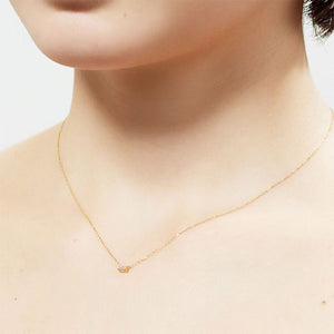 K18YG Baguette Diamond Necklace（ネックレス）
