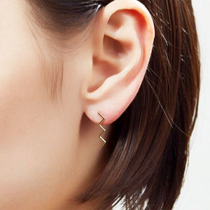 K18YG Zig Zag pierces / Pair(ピアス)