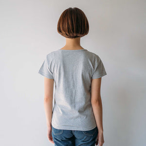 Japan Fit T-Shirt Women Grey Melange / Tシャツ