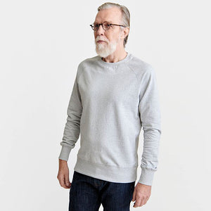 Raglan Sweater Unisex Grey Melange / ラグランスウェット