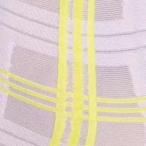 Greta Tartan Socks Light Pink/Neon Yello（グレタ タータン ソックス ピンク）