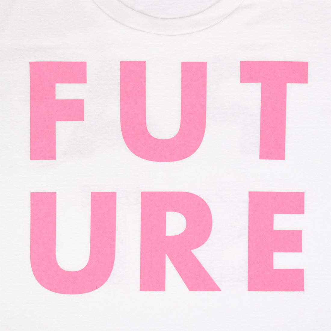Print T-Shirt 「FUTURE」 Pink L / プリントTシャツ 「FUTURE」 ピンク L